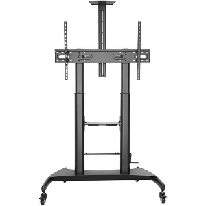 GEMBIRD HEIGHT ADJUSTABLE TV FLOOR STAND WITH CASTER WHEELS 60' - 100' TVS-100T-02