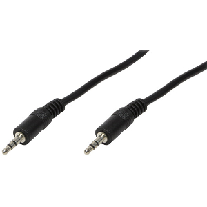 LOGILINK CA1051 AUDIO CABLE 2X 3.5MM MALE STEREO 3M BLACK