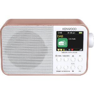 KENWOOD PORTABLE DAB BT ROZE-GOLD WHITE CR-M30DAB-R