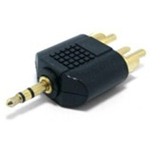 GEMBIRD A-458 3.5 MM PLUG TO 2 X RCA PLUG STEREO AUDIO ADAPTER