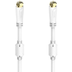 HAMA 205251 SAT CONNECTION CABLE F-PLUG - F-PLUG GOLD-PLATED 1.5 M 100 DB