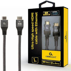 CABLEXPERT ULTRA HIGH SPEED HDMI CABLE,8K SELECT PLUS SERIES 1M CCB-HDMI8K-1M