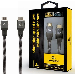 CABLEXPERT ULTRA HIGH SPEED HDMI CABLE,8K SELECT PLUS SERIES 3M CCB-HDMI8K-3M