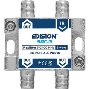 EDISION ΔΙΑΚΛΑΔΩΤΗΣ ΙΣΤΟΥ 3 WAYS F 5-2400MHZ SDC-3