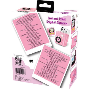 LAMTECH KID INSTANT CAMERA WITH FLASH PINK LAM114253