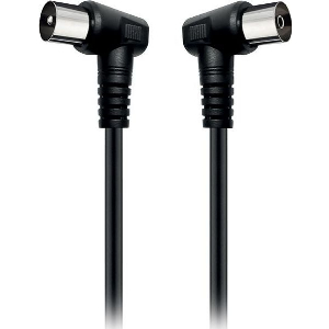 ΚΑΛΩΔΙΟ ΚΕΡΑΙΑΣ ΥΠΟ ΓΩΝΙΑ 90° RF ΑΡΣΕΝΙΚΟ - RF ΘΗΛΥΚΟ 1.5M NOD AC90-1.5B BLACK