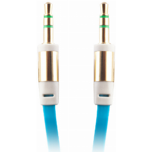 FOREVER AUDIO CABLE JACK 3,5MM - JACK 3,5MM 1,0 M BLUE