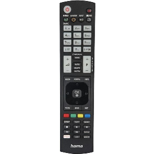 HAMA 221061 UNIVERSAL REMOTE CONTROL FOR LG TVS, IR, TEACHABLE, ILLUMINATING BUTTONS