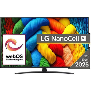 TV LG 55NANO81A3A 55'' ULTRA HD 4K NANOCELL AI HDR SMART 2025