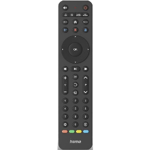 HAMA 221055 UNIVERSAL TV REMOTE CONTROL, INFRA-RED, FOR 8 DEVICES, TEACHABLE, APP BUTTO