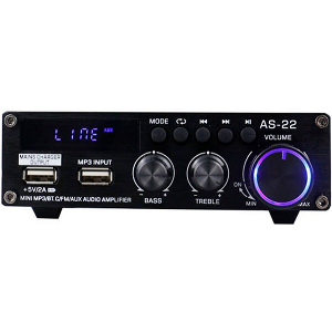 BLITZWOLF AS-22 AUDIO AMPLIFIER 45W BLUETOOTH 5.0 USB + REMOTE CONTROL BLACK