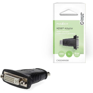 NEDIS CVGB34910BK HDMI ADAPTER HDMI MALE - DVI-D 24+1-PIN FEMALE BLACKP