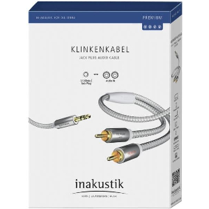 IN-AKUSTIK PREMIUM AUDIO CABLE 3.5MM JACK PLUG - 2X CINCH 5M