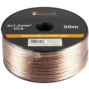 LIBOX LB0008-50 SPEAKER CABLE 2X1,50MM 50M