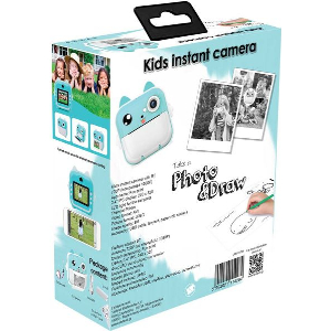 LAMTECH BLUETOOTH KID INSTANT CAMERA WHITE/GREEN LAM114284