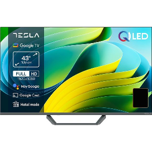 TV TESLA QLED 43'' Q43E665GFS FHD SMART GOOGLE TV BLACK