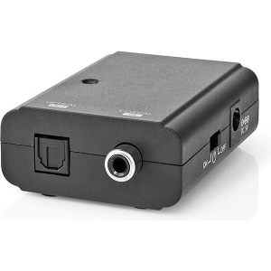NEDIS ACON2505BK DIGITAL AUDIO CONVERTER 1-WAY DIGITAL RCA FEMALE TOSLINK FEMALE