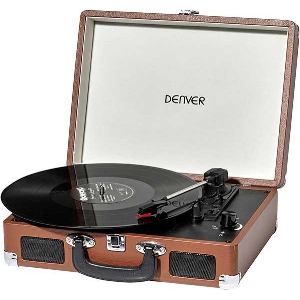 DENVER VPL-120 SUITCASE TURNTABLE BROWN