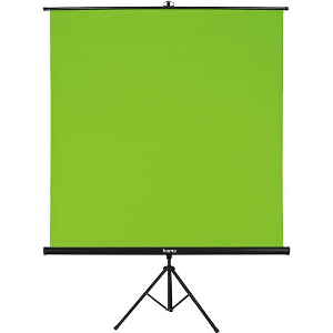 HAMA 21571 GREEN SCREEN BACKGROUND WITH TRIPOD, 180 X 180 CM, 2 IN 1