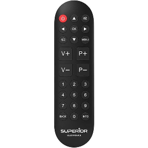SUPERIOR READY5 UNIVERSAL REPLACEMENT TV CONTROL FOR SAMSUNG, SONY, PANASONIC, LG, PHILIPS