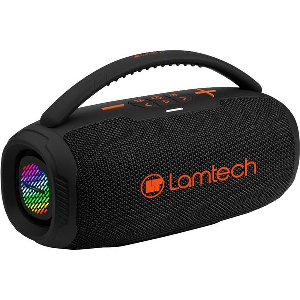 LAMTECH WIRELESS V5.3 BASS BOOST PARTY BOX 20W BLACK ORANGE LAM980961