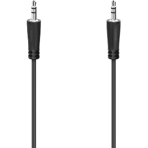 CABLE HAMA 205287 FROM AUX M TO AUX M 0.5M BLACK