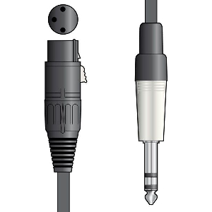 CHORD XF-S6J150 ΚΑΛΩΔΙΟ ΗΧΟΥ XLR FEMALE - 6.3MM TRS JACK PLUG 1.5M (ΤΕΜΑΧΙΟ)