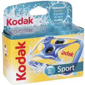 KODAK WATER & SPORT SINGLE USE CAMERA 27 EXPOSURES