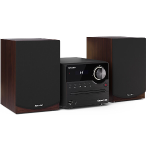 SHARP MINI HI-FI XL-B512 BLUETOOTH BLACK OAK