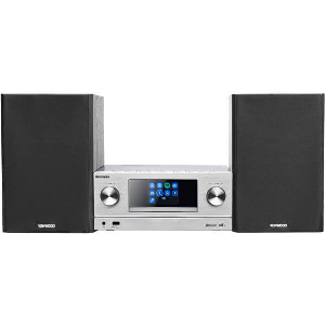KENWOOD M-9000S-B SMART MICRO HI-FI SYSTEM DAB SILVER BLUETOOTH WIFI