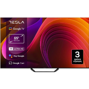 TV TESLA LED 65E655BUS 65'' UHD SMART UHD GOOGLE TV BLACK