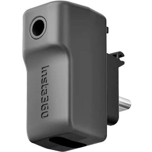 INSTA360 X3 MIC ADAPTER - ADAPTOR TO CONNECT EXTERNAL MICROPHONE 3.5MM AUX