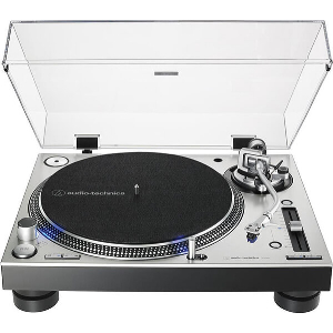 AUDIO TECHNICA AT-LP140XP TURNTABLE DIRECT DRIVE AUDIOPHILE DJ SILVER