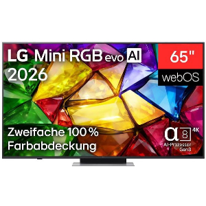 TV LG 65MRGB87B9B 65'' ULTRA HD 4K RGB MINI LED SMART 2026
