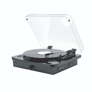 DENVER VPL-230B TURNTABLE WITH USB FOR RECORDING FROM TURNTABLE BLACK