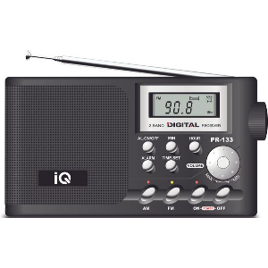 ΨΗΦΙΑΚΟ ΡΑΔΙΟΦΩΝΟ IQ PR-133 BLACK