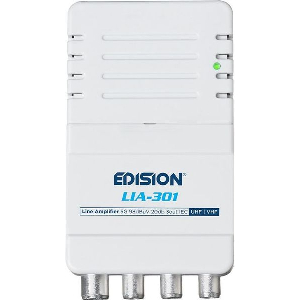 EDISION LIA-301 ΕΝΙΣΧΥΤHΣ ΓΡΑΜΜΗΣ 5G UHF/VHF 20DB 3OUT IEC
