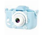 XO XJ01 BLUE ΠΑΙΔΙΚΗ ΚΑΜΕΡΑ DUAL LENS ΜΕ ΠΡΟΣΤΑΤΕΥΤΙΚΟ ΚΑΛΥΜΜΑ ΣΕ ΜΠΛΕ ΧΡΩΜΑ