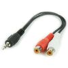 CABLEXPERT CCA-406 3.5MM PLUG TO 2XRCA SOCKETS STEREO AUDIO CABLE 0.2M