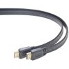 CABLEXPERT CC-HDMI4F-6 HDMI MALE-MALE FLAT CABLE 1.8M BLACK