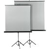 HAMA 18792 TRIPOD PROJECTION SCREEN 125 DUO WHITE/SILVER