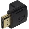 LOGILINK AH0007 HDMI ADAPTER 90° ANGELED 19-PIN MALE TO 19-PIN FEMALE GOLD PLATED