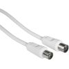 HAMA 11906 ANTENNA CABLE COAX PLUG - COAX SOCKET 85DB 5M WHITE