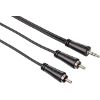HAMA 122296 AUDIO CABLE 3.5MM JACK PLUG - 2 RCA PLUGS STEREO 3M