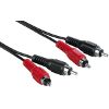 HAMA 43319 AUDIO CABLE 2 RCA MALE PLUGS - 2 RCA MALE PLUGS 2.5M