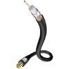 IN-AKUSTIK STAR II ANTENNA CABLE COAX GOLD-PLATED 3M BLACK