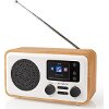 NEDIS RDIN2000WT INTERNET RADIO TABLE DESIGN BLUETOOTH/WI-FI DAB+/FM/INTERNET 2.4'' 7W