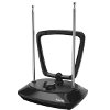 HAMA 121702 DVB-T/DVB-T2 INDOOR ANTENNA, PERFORMANCE 35, RING-SHAPED, ACTIVE, BLACK