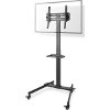 NEDIS TVSM5100BK TV FLOOR STAND 32-55'' MAXIMUM SUPPORTED SCREEN WEIGHT:35KG STEEL BLACK
