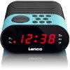 LENCO CR-07 CLOCK RADIO WITH PLL FM AND LED DISPLAY BLUE002296
